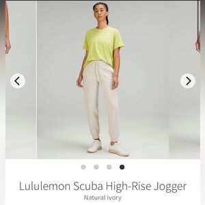 Lululemon Scuba High-Rise Jogger in Natural Ivory (8)